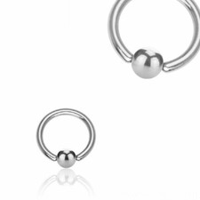 Piercing argento anello di