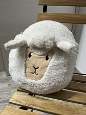 Scaldapiedi maxi ciabatta in morbido peluche, con simpatico musetto, mai usata