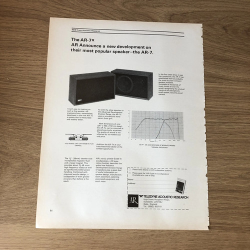 Hifis12 magazine advert 11x8 - magazine,