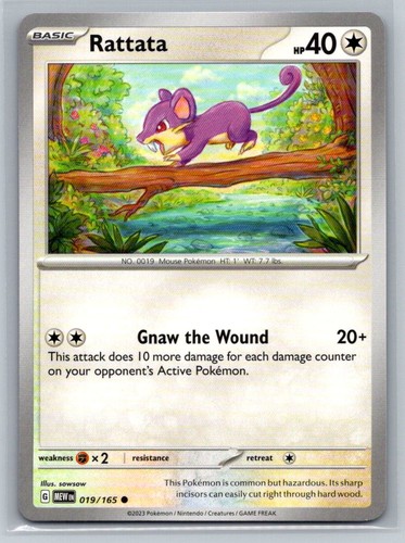 Rattata 019 165 scarlatto - rattata,