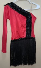Abito donna paillettes frange