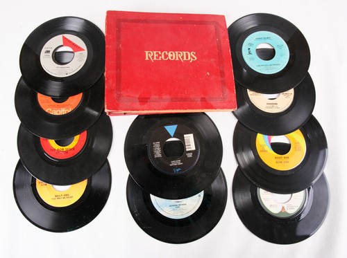 Lot rock rpm records - 45,