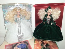 LOTTO 2 BARBIE HAPPY HOLIDAYS 1991 e 1992 MAGIA DELLE FESTE NUOVE SENZA SCATOLE