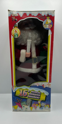 Babbo natale animato musicale - natale,