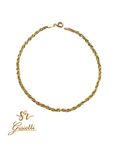 Bracciale oro giallo 19cm - bracciale,