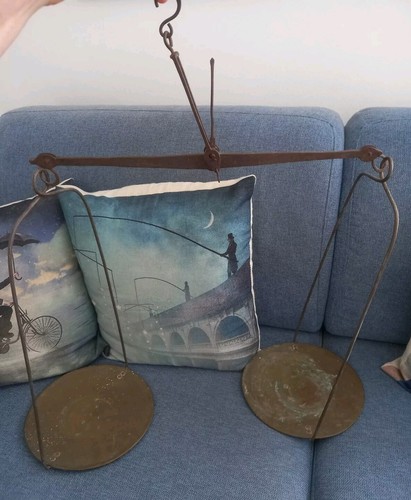 Vintage antica grande bilancia - vintage,