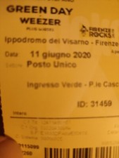 Biglietto green day firenze - biglietto,