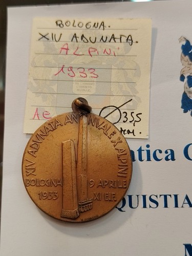 Medaglia adunata alpini - medaglia,