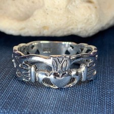 Anello Claddagh Irlanda Irlandese Regalo Donna Promessa Amore Anello 925