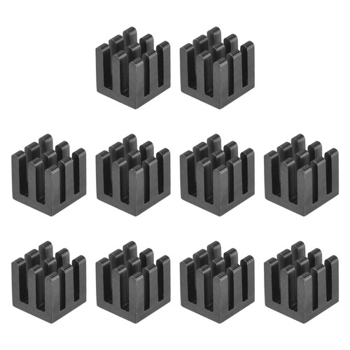 10x10x10mm nero autodesivo - 10x10x10mm,