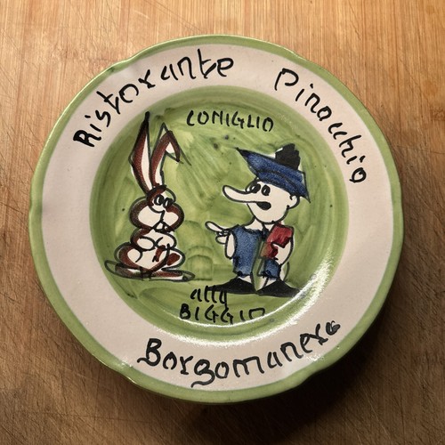 Piatto buon ricordo pinocchio - buon,
