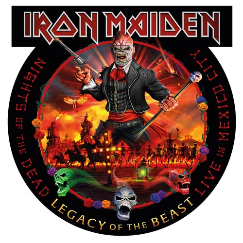 Iron maiden aufkleber legacy - iron,