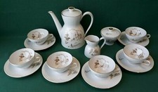 SERVIZIO TE' THE 6 PERSONE ANNI 60 PORCELLANA MITTERTEICH BAVARIA VINTAGE. XX17