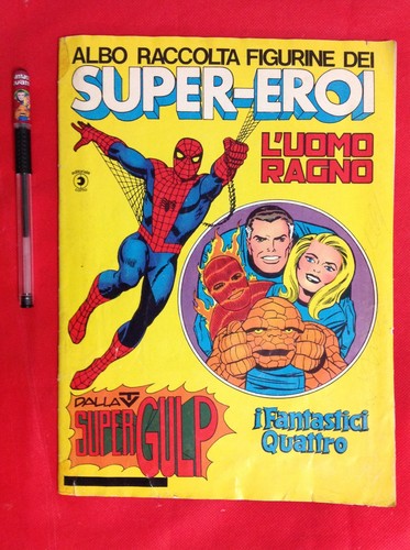 Album super eroi uomo ragno - super, l'uomo