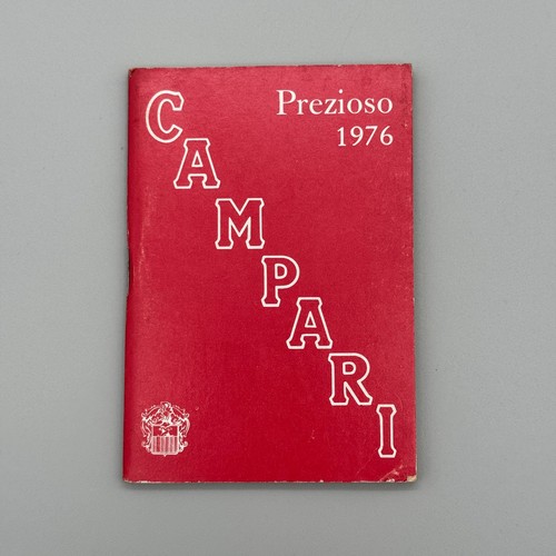 Prezioso campari milano 1976 - prezioso,