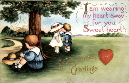 Valentines little boy pines - boy,