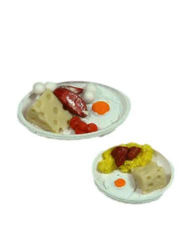 Piatto con pietanze per - con,