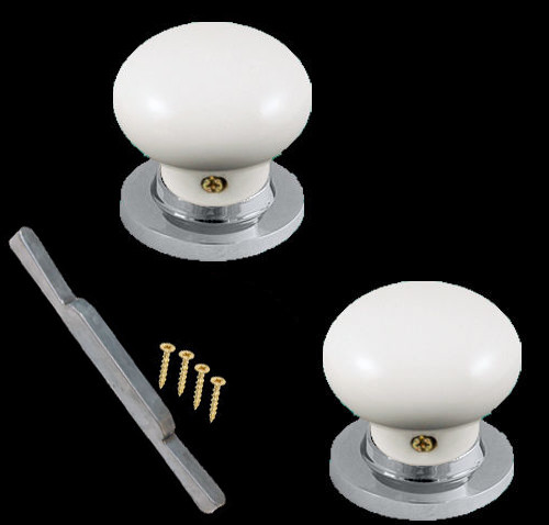 Porcelain pomolo porta - porcelain,