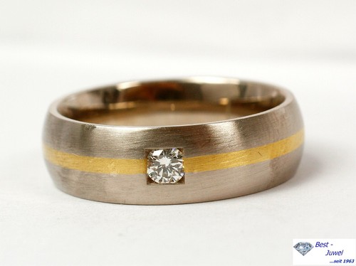 Anello 585 oro bianco con - in,