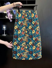 Gonna Midi Elegante A Trapezio