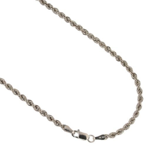Collana fune unisex - , bianco