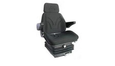 Sedile serie seat 3 avvolgente in Sky con molleggio verticale, cintura statica e
