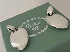 Orecchini  Pomellato Argento 925 Vintage Anni 80 Foglie