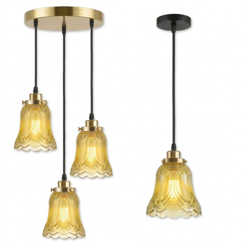 Lampada sospensione vintage - sospensione,