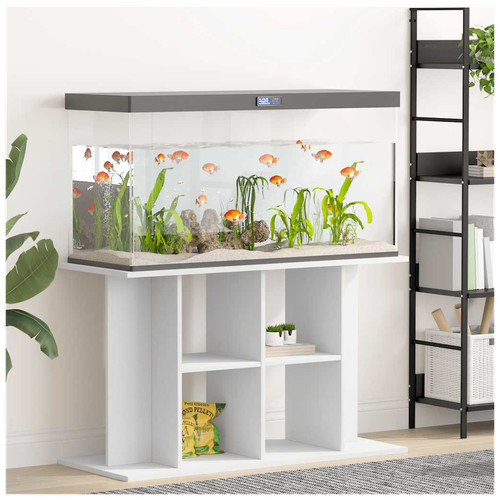 Supporto per acquario bianco