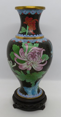Vaso alto antico cinese nero