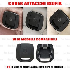 per BMW Serie F [ 1 / 2 / 3 ]  - NERO ISOFIX Coperchio Attacco Gancio Seggiolino