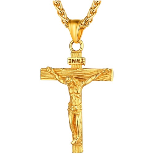 Collana crocifisso uomo donna