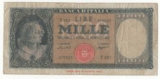 1000 LIRE ITALIA ORNATA DI PERLE  ( MEDUSA) DECR 25/08/1959