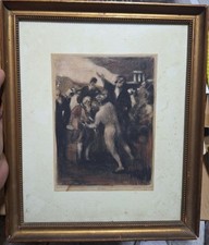 Dipinto Antico Tecnica Mista