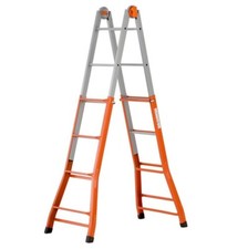 Scala in acciaio telescopica