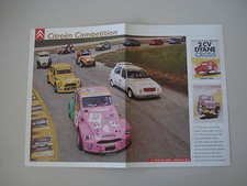 POSTER ANNO 2003 CITROEN 2CV 2 CV/CX GTI/BX SPORT/SM/VISA CHRONO a VAIRANO PAVIA