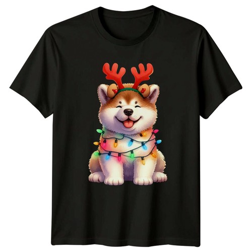 Luci natale husky cucciolo - luci,
