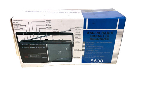 Radio cassette recorder - am/fm,