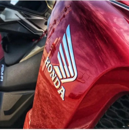 Coppia adesivi moto logo honda - adesivi,