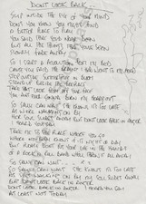 A4 Oasis Signed Dont Look Back