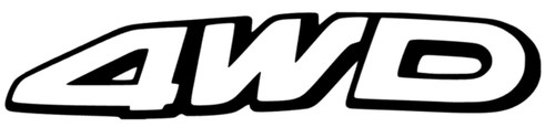 Adesivo 4wd sticker auto - sticker,