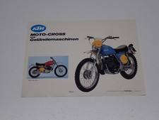 KTM 125 - 175 CROSS DEPLIANT BROCHURE PROSPEKT MOTO (T21)