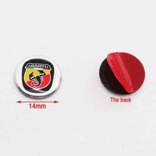 Logo Chiave 14mm per Fiat Abarth 500 595 695 Punto Panda