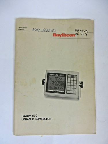 Raytheon raynav 570 loran - raynav-570,