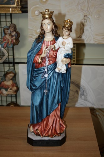 Statua madonna del - statua, rosario