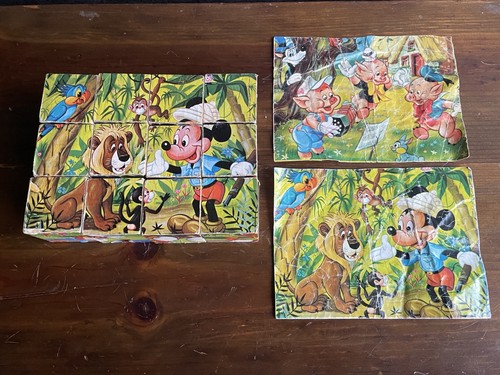 Puzzle blocco legno - , disney