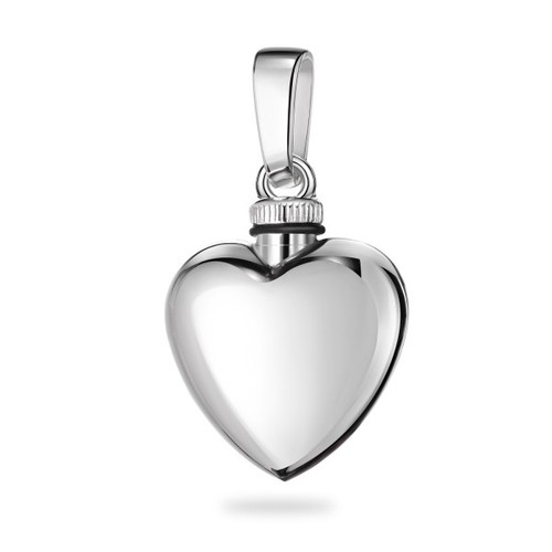 Ciondolo cenere cuore argento