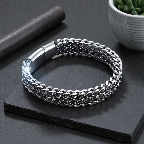 Bracciale uomo acciaio - bracciale,
