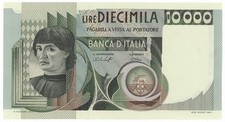 10000 LIRE RITRATTO D'UOMO A