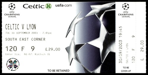 Biglietto celtic vs - biglietto,